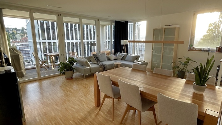 2½ Zimmer-Wohnung in St. Gallen, möbliert, auf Zeit