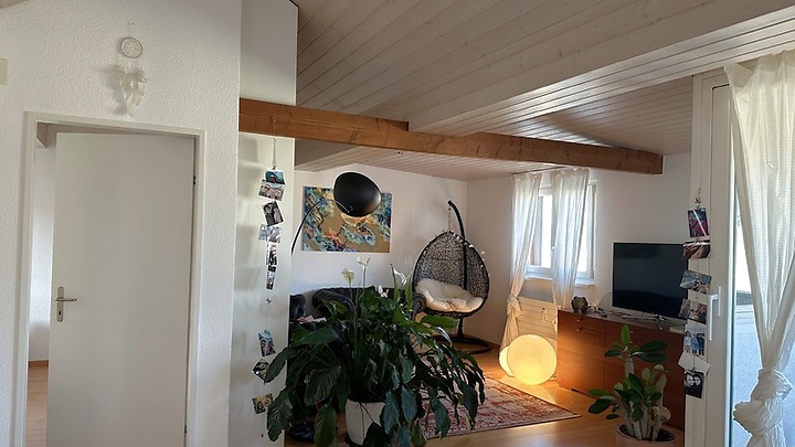 2½ Zimmer-Dachwohnung in Aarau Rohr (AG), möbliert, auf Zeit